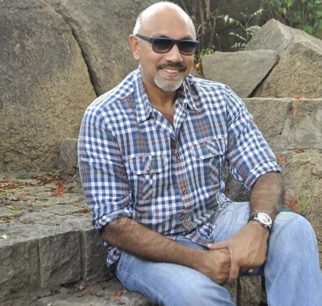 Sathyaraj as seen in March 2021