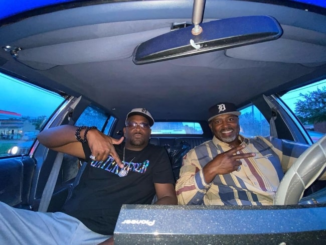 Trick Trick (Left) and Terence Edwards as seen in an Instagram post in July 2021