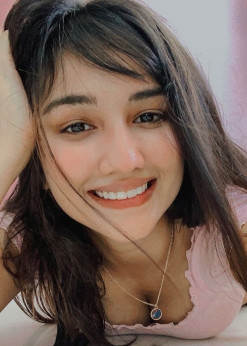 Akanksha Sharma as seen in a selfie taken in May 2020
