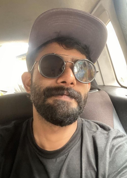 Arjun Ashokan taking a selfie in December 2020