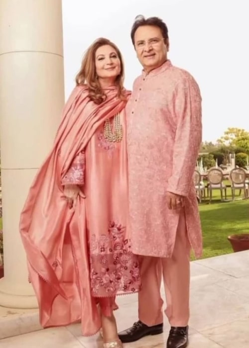 Behroze Sabzwari and his wife Safeena Sheikh in a picture that was taken in Lahore, Pakistan in 2021
