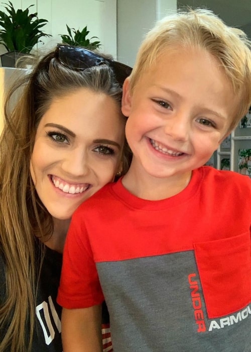 Bradley Gilvin Bates as seen in a picture that was taken with his mother Whitney Bates in September 2019