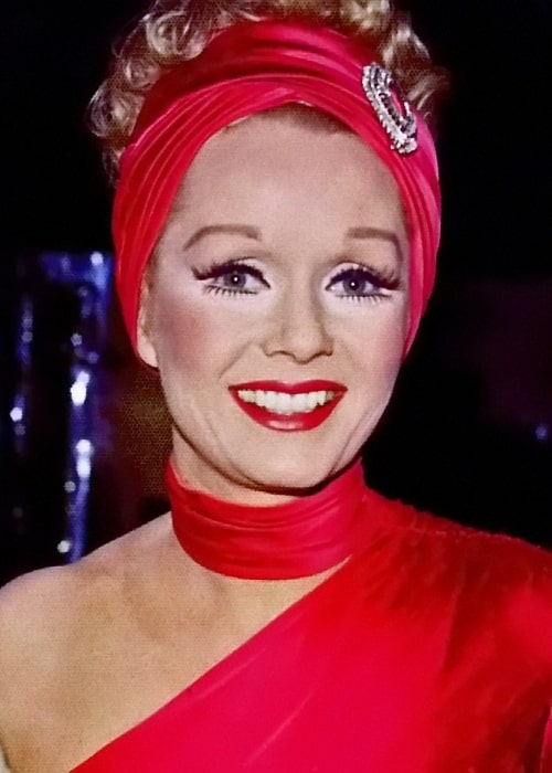 Debbie Reynolds as seen prior to performing a show in Las Vegas in 1975