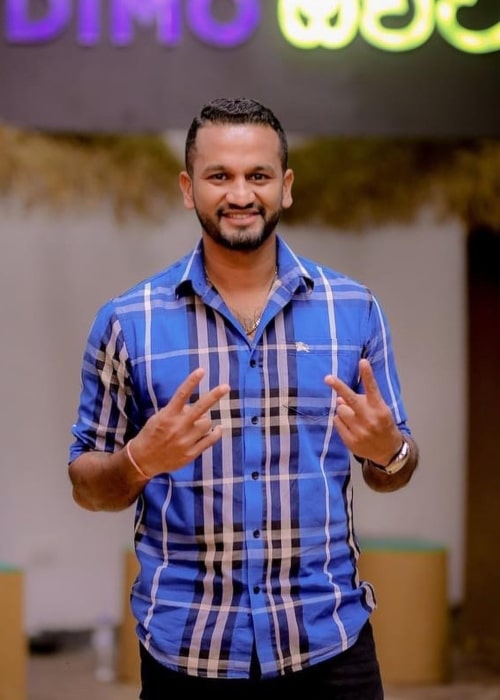 Dimuth Karunaratne as seen in an Instagram post in August 2021