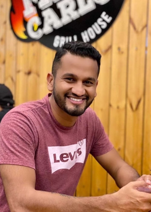 Dimuth Karunaratne as seen in an Instagram Post in July 2021