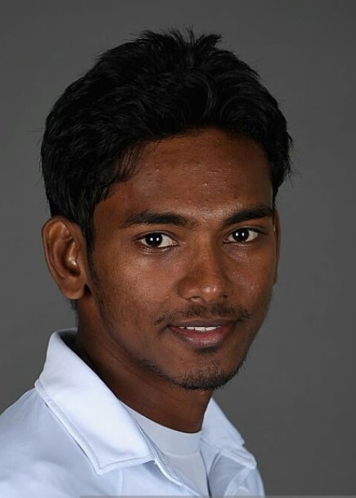 Dushmantha Chameera as seen in an Instagram post in October 2017