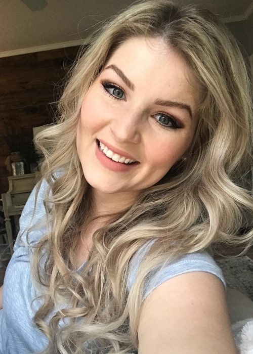 Erin Elise Paine as seen in a selfie that was taken in February 2019