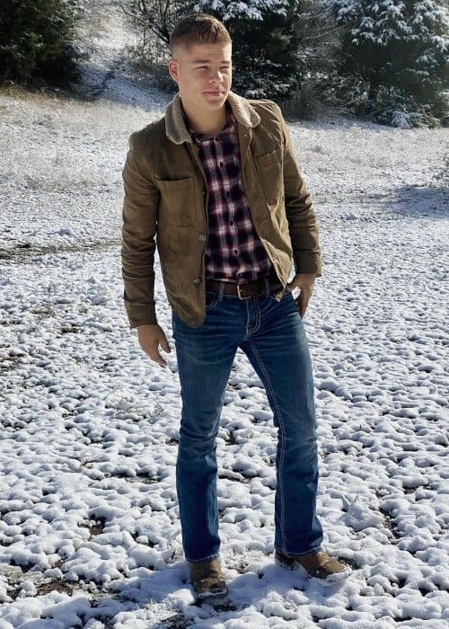 Jackson Bates as seen in a picture that was taken in Rocky Top City, Tennessee in January 2021