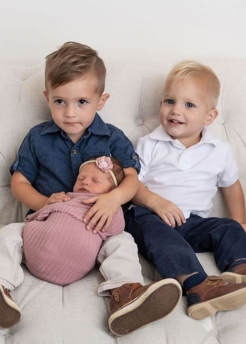 Kade Smith in a picture that was taken with his brother Kolter and sister Charlotte Smith in November 2021