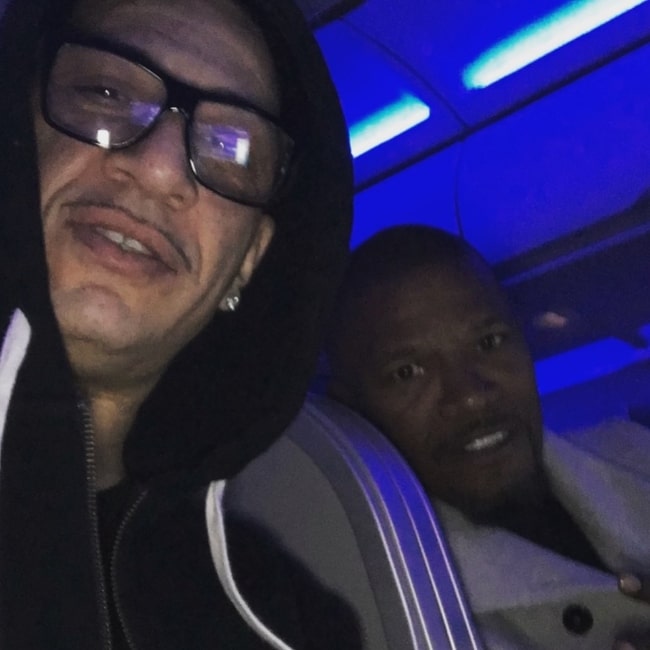 Kid Capri (Left) and Jamie Foxx as seen in an Instagram post in December 2021