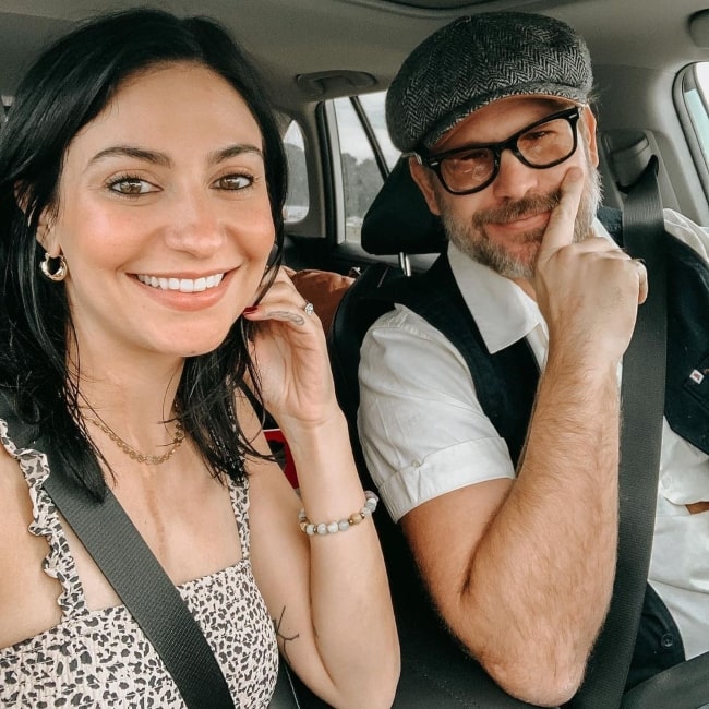 Kiley Casciano as seen in a selfie that was taken with her husband Matthew Davis in October 2021