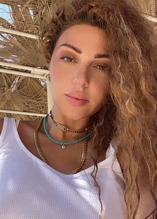 Myriam Fares as seen in a selfie that was taken in September 2021