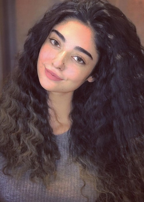 Noor Zafar Khan as seen in a selfie that was taken in December 2019