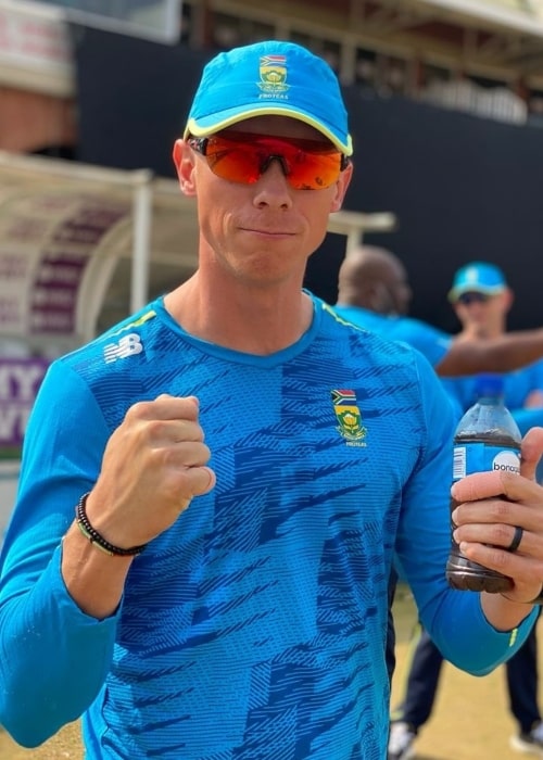 Rassie van der Dussen as seen in an Instagram Post in August 2021