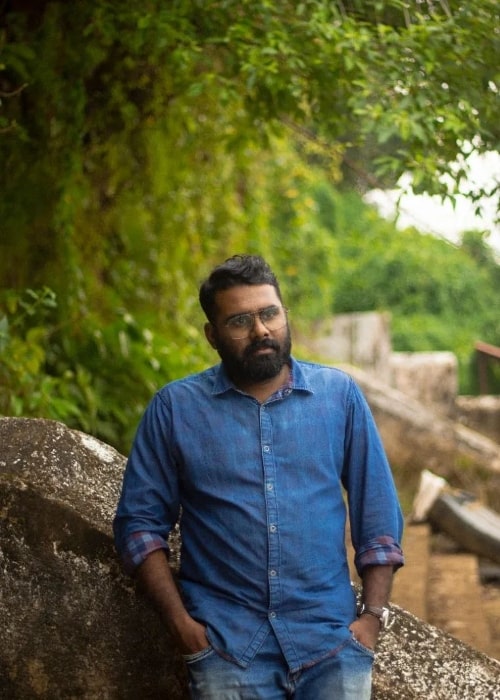 Sajin Cherukayil as seen while posing for a picture in Aluva, Kerala