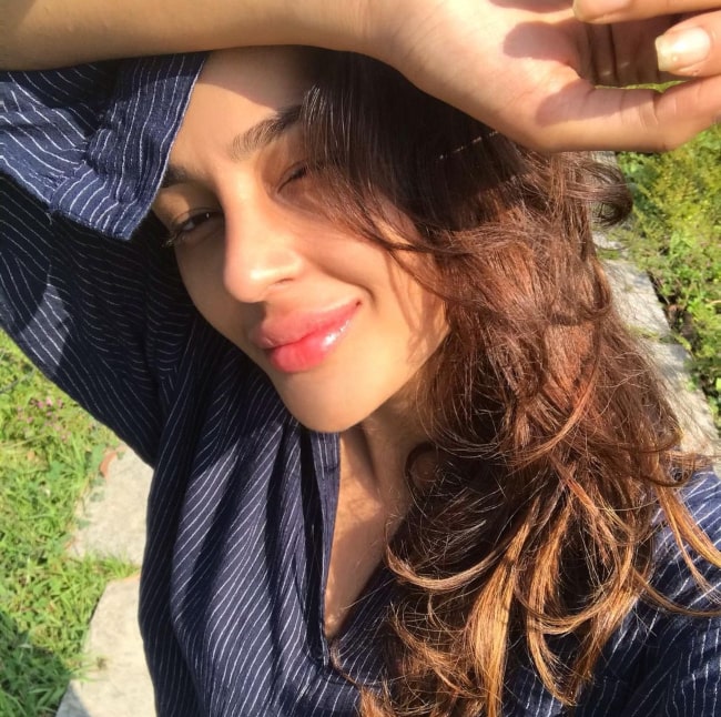 Seerat Kapoor in January 2021 out in the sun soaking in the power of vitamin D