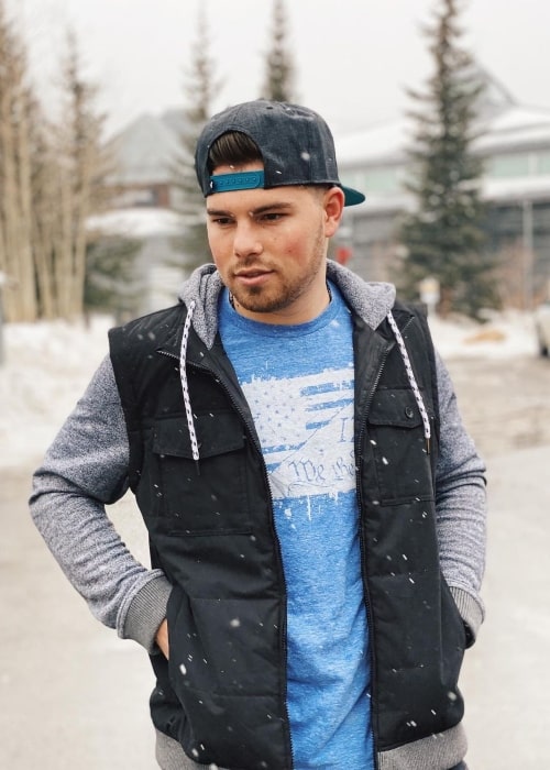 Trace Bates as seen in a picture that was taken in Breckenridge, Colorado in February 2021