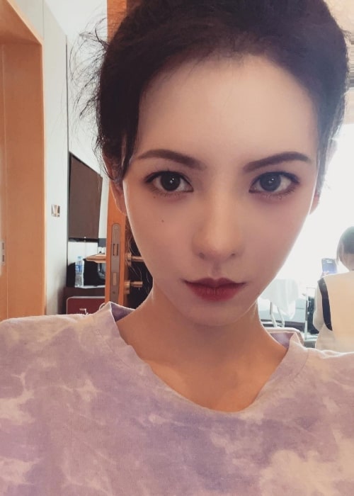 Zhang Yuxi as seen in a selfie taken in December 2021