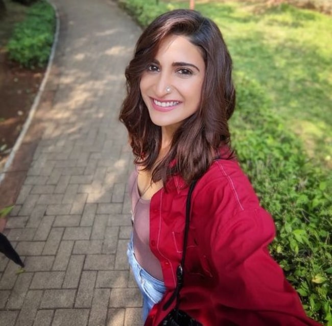 Aahana Kumra all smiles in November 2021