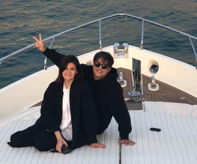 Aga Muhlach and his wife Charlene Gonzales