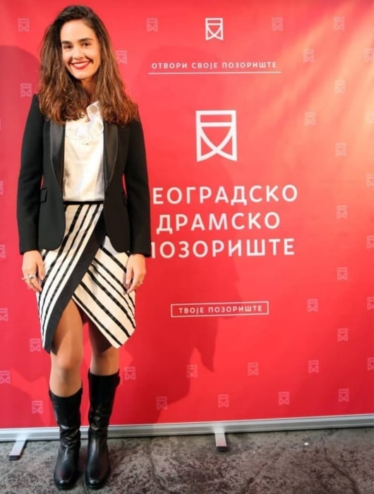 Aleksandra Anja Alač as seen in a picture that was taken in Beograd in September 2019