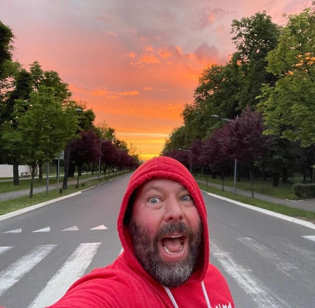 Bert Kreischer as seen in Serbia in 2021