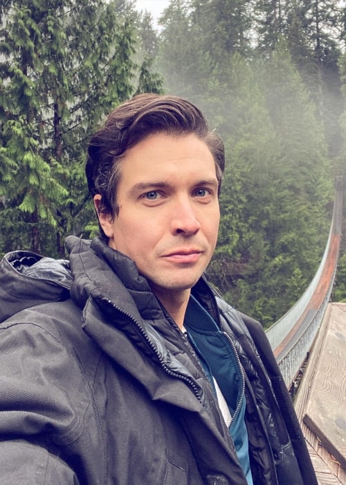 Clayton Chitty as seen in a selfie taken in Capilano Suspension Bridge Park in November 2020