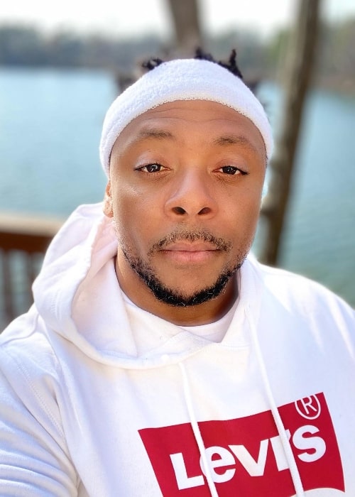 Denaun Porter as seen while taking a selfie in April 2021