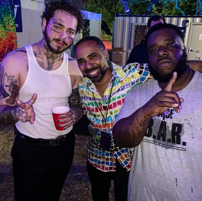 From Left to Right - Post Malone, Boo Mitchell, and Frayser Boy