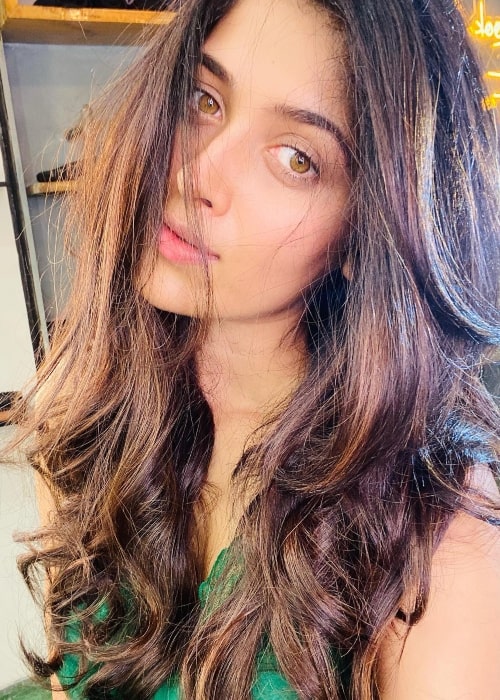 Geethika Tiwary as seen in a selfie that was taken in April 2021, in Bandra West