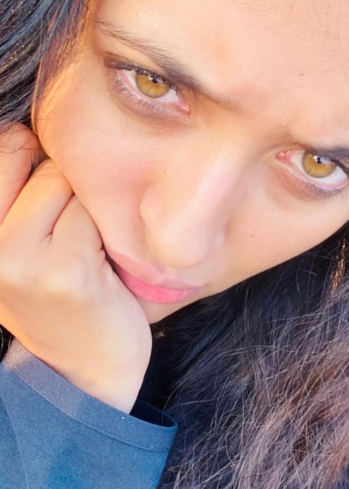 Geethika Tiwary as seen in a selfie that was taken in October 2021