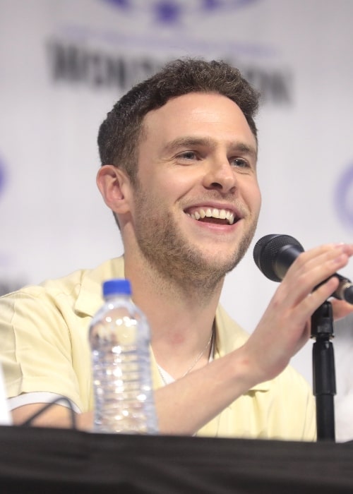 Iain De Caestecker as seen while speaking at the 2019 WonderCon, for 'Marvel's Agents of S.H.I.E.L.D.', at the Anaheim Convention Center in Anaheim, California