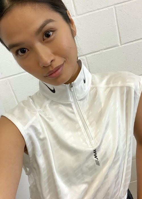 Janine Tugonon as seen in a selfie that was taken in January 2021