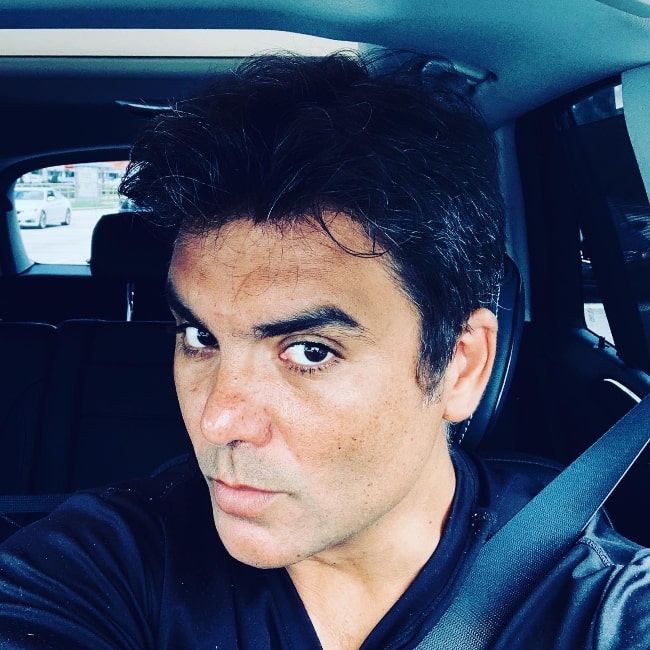 Jorge Luis Pila as seen while taking a car selfie in June 2019
