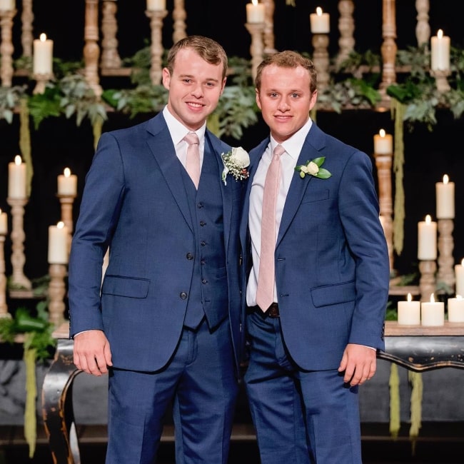 Josiah Duggar as seen a picture that was taken with his brother Joe Duggar in September 2017