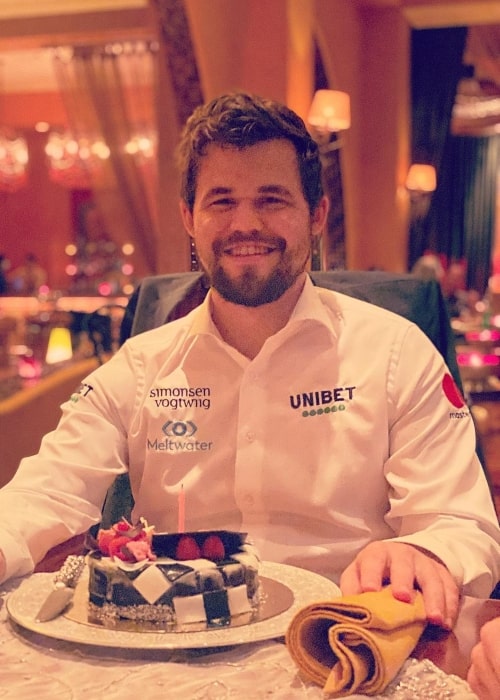 Magnus Carlsen as seen in an Instagram post in December 2021