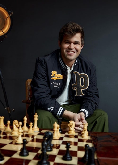 Magnus Carlsen as seen in an Instagram post in February 2022