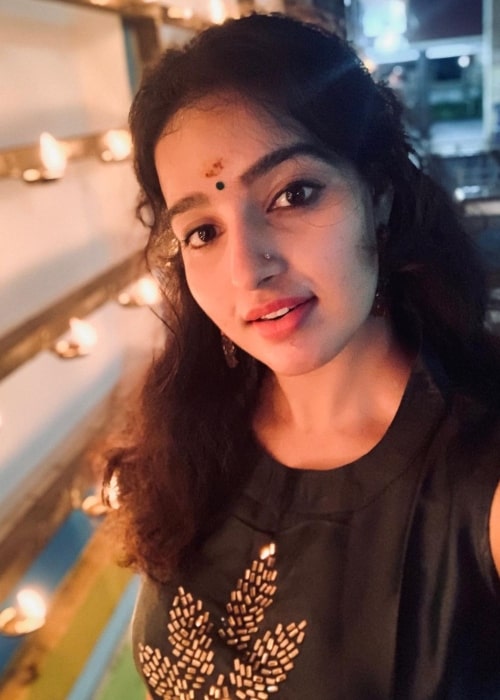 Malavika Menon as seen in a selfie that was taken in November 2021