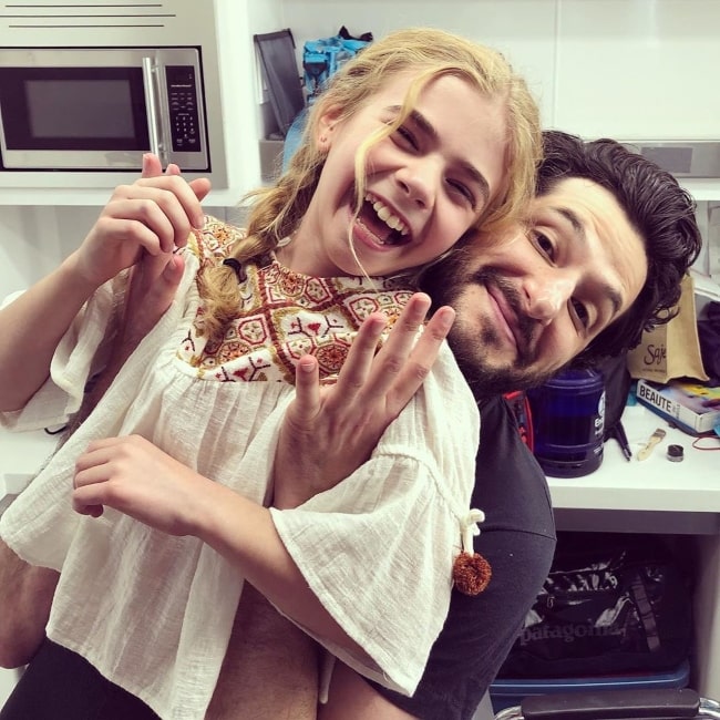 Matilda Lawler as seen in a picture that was taken with actor Ben Schwartz in September 2019