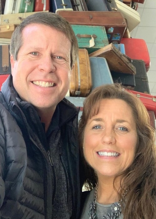 Michelle Duggar as seen in a picture with her husband Jim Bob Duggar in September 2020