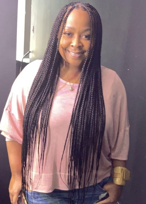 Monifah as seen in a picture that was taken in May 2021