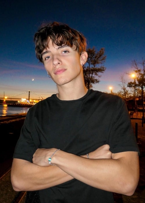 Noah Urrea as seen in a picture that was taken in Lisbon, Portugal in November 2021