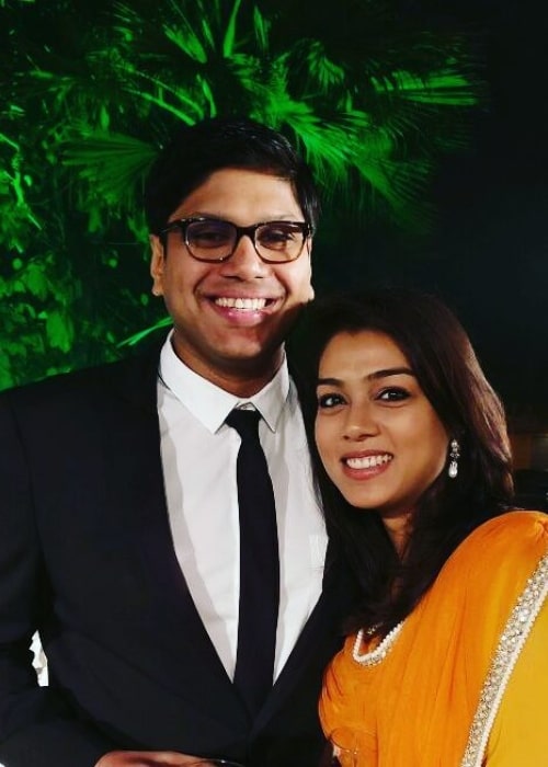 Peyush Bansal and Nimisha Bansal, as seen in December 2016