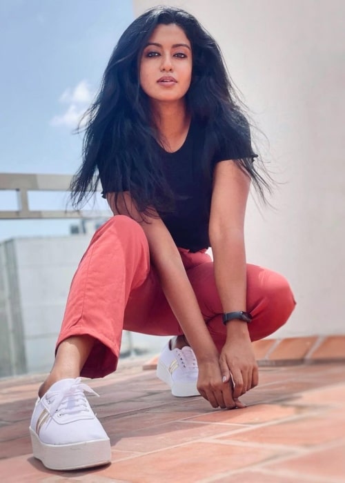 Roshni Haripriyan as seen in a picture that was taken in Chennai, India in December 2021