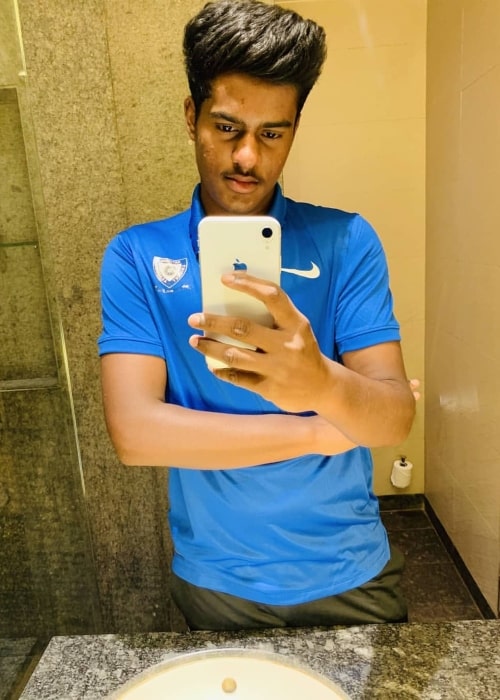 Siddharth Yadav as seen in an Instagram post in February 2022