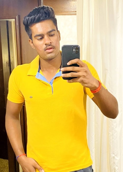 Siddharth Yadav as seen in an Instagram post in January 2021