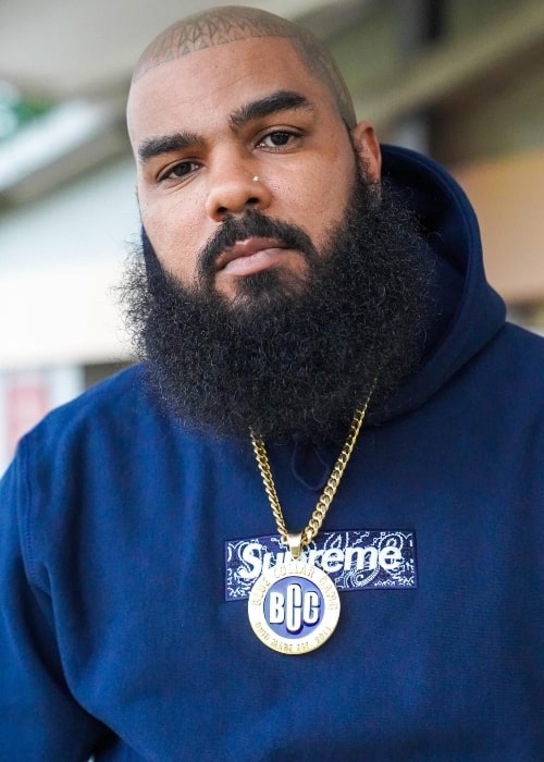 Stalley as seen in a picture that was taken in April 2020