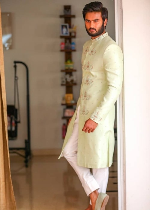 Sudheer Babu as seen in a picture that was taken in October 2019