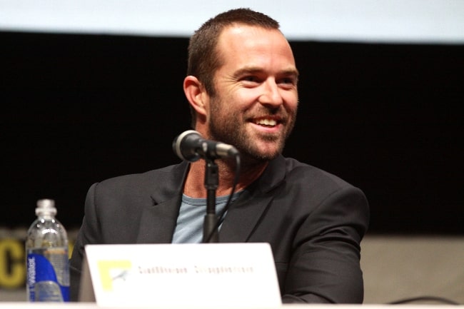 Sullivan Stapleton as seen while speaking at the 2013 San Diego Comic Con International, for '300 Rise of an Empire', at the San Diego Convention Center in San Diego, California