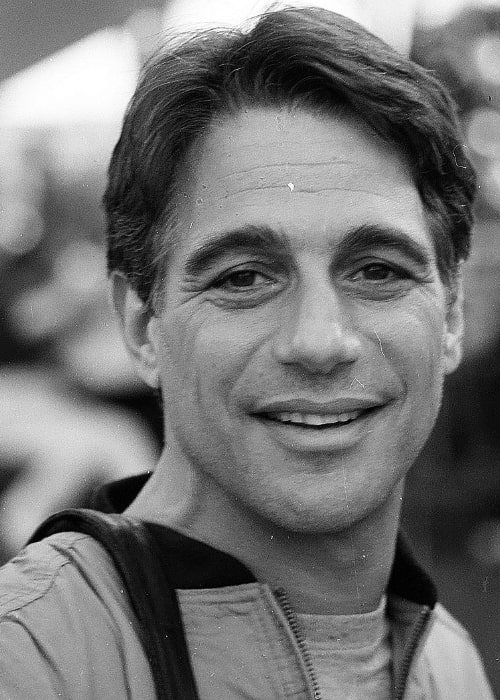 Tony Danza in a black and white photo